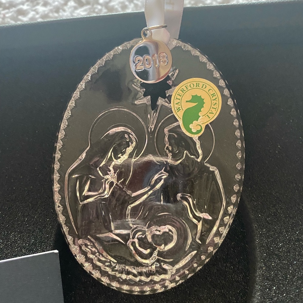 New Waterford Crystal Nativity Ornament 2018 Gorgeous Sparkle